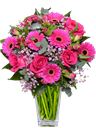 Bouquet di fiori fucsia