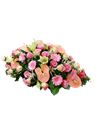 Cuscino dai Colori Rosa e Bianco